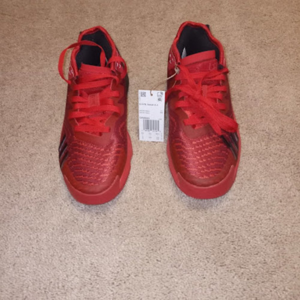 Adidas Don Issue # 4 Basketball Shoes GW9003 Red Kids Unisex Sz 6 NWOB